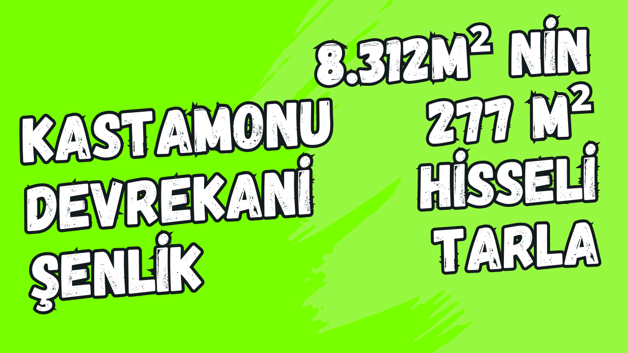 KASTAMONU DEVREKANİ ŞENLİK KÖYÜ 8312 M² NİN 277 M² HİSSESİ - KASTAMONU DEVREKANİ fotoğraf 8
